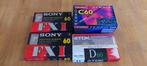6 nieuwe cassettebandjes sony ,tdk in seal, Cd's en Dvd's, 2 t/m 25 bandjes, Ophalen of Verzenden, Onbespeeld, Nieuw in verpakking