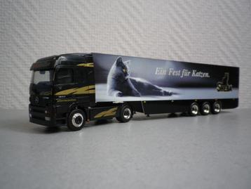 Herpa Mercedes Actros koeltrailer Rigterink / Sheba beschikbaar voor biedingen