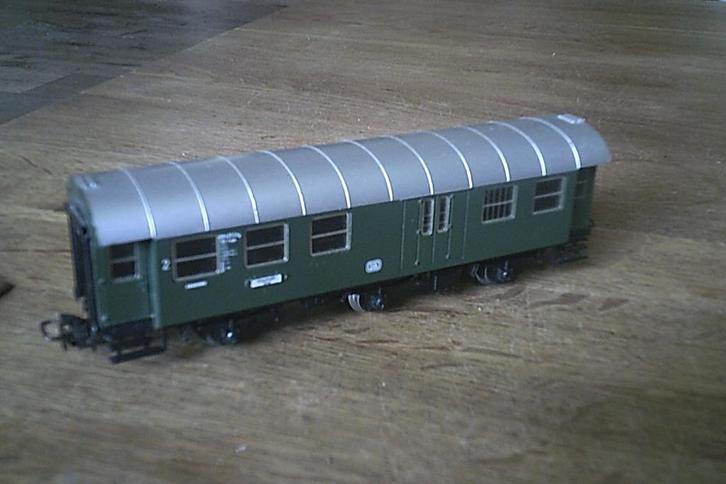 Marklin HO 3-assige Umbauwagen 2e klasse nr. 4080, Hobby en Vrije tijd, Modeltreinen | H0, Gebruikt, Wagon, Wisselstroom, Märklin