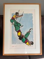 Zeefdruk Ellen Meuwese acrobaten, Ophalen