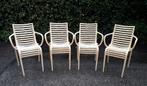 4 PIP-E stoelen met armleuningen, Huis en Inrichting, Stoelen, Ophalen, Kunststof, Gebruikt, Overige kleuren