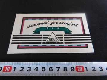sticker NEWS Flash  designed for comfort *  beschikbaar voor biedingen