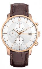 Rodania herenhorloge (Nieuw), Overige merken, Leer, Staal, Polshorloge