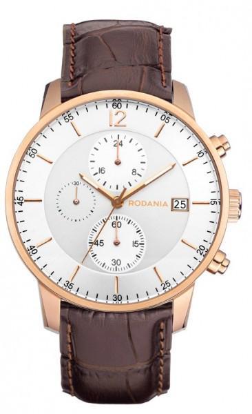 Rodania herenhorloge (Nieuw), Sieraden, Tassen en Uiterlijk, Horloges | Heren, Nieuw, Polshorloge, Overige merken, Staal, Leer