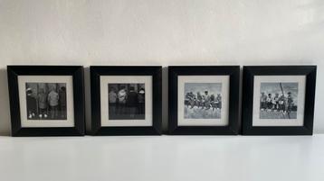 Fotolijsten 22x22cm - Set van 4 beschikbaar voor biedingen