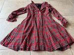 Prachtige rode mix tartan geruite trenchcoat Mac S/M, Ophalen of Verzenden, Nieuw, Maat 38/40 (M), Rood