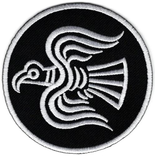 Odins Raven Viking stoffen opstrijk patch embleem, Verzamelen, Stickers, Nieuw, Overige typen, Verzenden