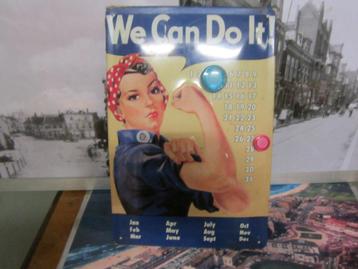 RECLAME METAAL CALENDER BORD WE CAN DO IT ! beschikbaar voor biedingen