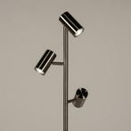led 3 x dimbaar staal rvs vloerlamp hoekbank bank leeslamp, Huis en Inrichting, Lampen | Vloerlampen, Ophalen of Verzenden, Nieuw