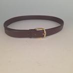 Bordeauxrode lederen heren riem, 82cm, Kleding | Heren, Riemen en Ceinturen, Overige kleuren, Echt leder, Minder dan 95 cm, Ophalen of Verzenden