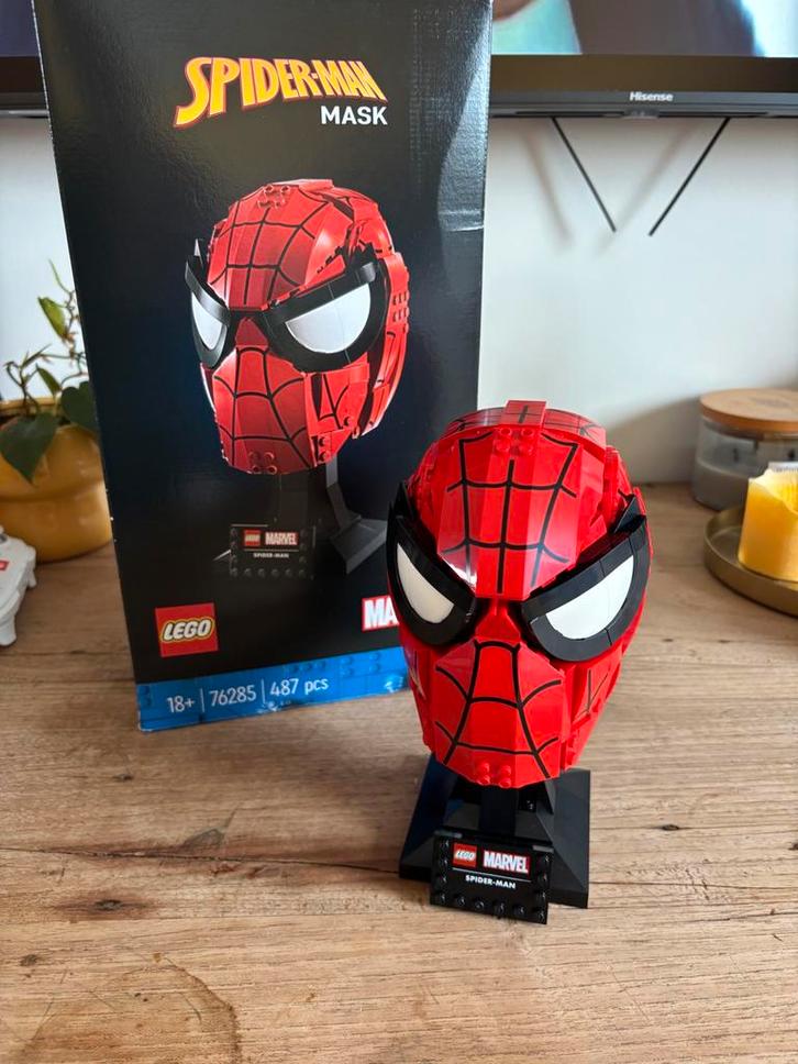 LEGO spiderman mask, Kinderen en Baby's, Speelgoed | Duplo en Lego, Zo goed als nieuw, Ophalen of Verzenden