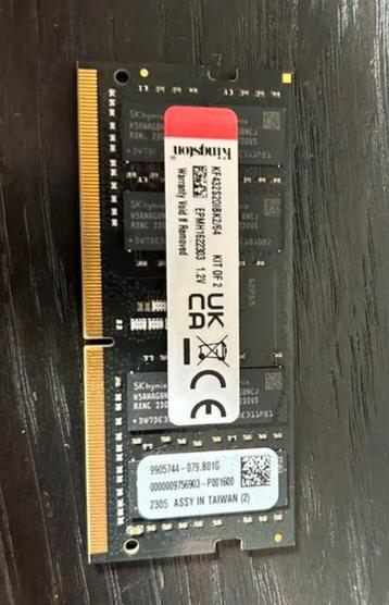 Kingston Fury 1x 32GB DDR4, 3200 MHz beschikbaar voor biedingen