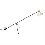 Super Verstelbare Vloerlamp Met Witte Kap En Zwart Onderstel, Ophalen, Gebruikt, Onbekend, Onbekend