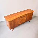 Vintage dressoir sideboard wandkast, Met deur(en), 150 tot 200 cm, Teakhout, Vintage