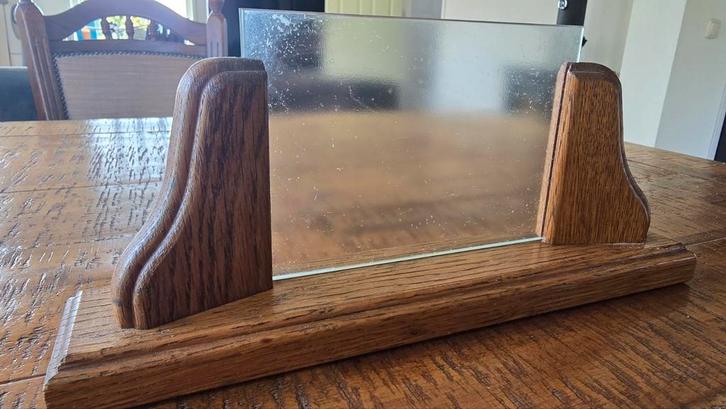 Houten fotolijstje met dubbel glas –Meubelfabriek Oisterwijk, Audio, Tv en Foto, Fotografie | Fotolijsten, Zo goed als nieuw, Ophalen of Verzenden