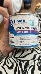 Sigma s2u nova traplak soft satin zwart (grammafoon), Minder dan 5 liter, Ophalen, Zo goed als nieuw, Verf