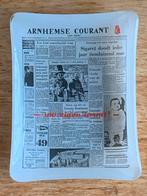 Vintage Glazen Schaaltje Arnhemse courant, Verzamelen, Tijdschriften, Kranten en Knipsels, Nederland, 1960 tot 1980, Ophalen of Verzenden