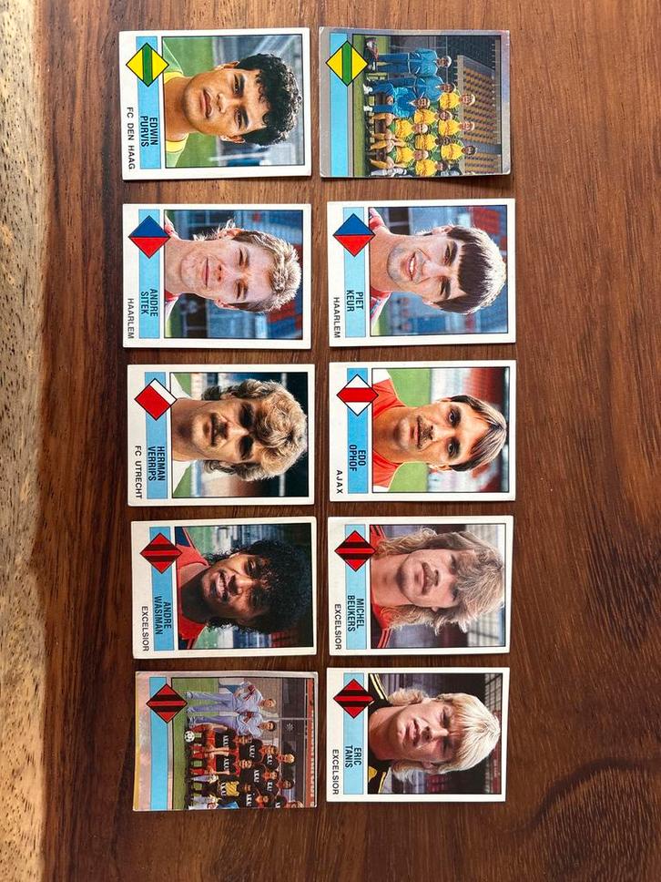 Voetbal 87 Panini Nederland B.V. Voetbalplaatjes, Hobby en Vrije tijd, Stickers en Plaatjes, Zo goed als nieuw, Stickers en Plaatjes