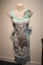 Save the Queen stretch jurk zomers printen bloem erop S