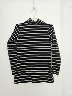 Zwart-wit gestreepte coltrui - maat M, Verzenden, Zo goed als nieuw, Maat 38/40 (M), Zwart