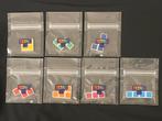 2023 Tetris Niue 7x1 oz Tetrimino Block Bullion Set Gekleurd, Ophalen of Verzenden, Zilver