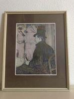 Henri de Toulouse Lautrec, 7 ingelijste afbeeldingen, Antiek en Kunst, Ophalen of Verzenden