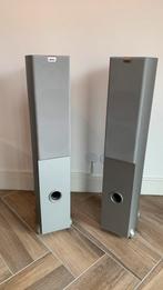 Lifetec LT 40701 3-weg staande luidsprekers – Zilver, Gebruikt, 120 watt of meer, Front, Rear of Stereo speakers, Ophalen