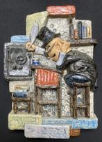 keramisch wandplastiek / reliëftegel Westraven Boekhouder, Ophalen of Verzenden