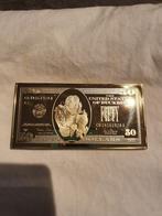 Dagobert Duck Gouden 50 Dollar Biljet Baar Walt Disney Verg, Verzamelen, Ophalen of Verzenden, Donald Duck, Zo goed als nieuw