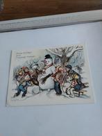 CEFISCHER.  KINDEREN MET SLEE MAKEN SNEEUWPOP, Verzamelen, Ophalen of Verzenden, Kinderen