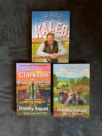 Clarkson's Farm + Kaleb Cooper - 3 Boeken Zo Goed Als Nieuw beschikbaar voor biedingen