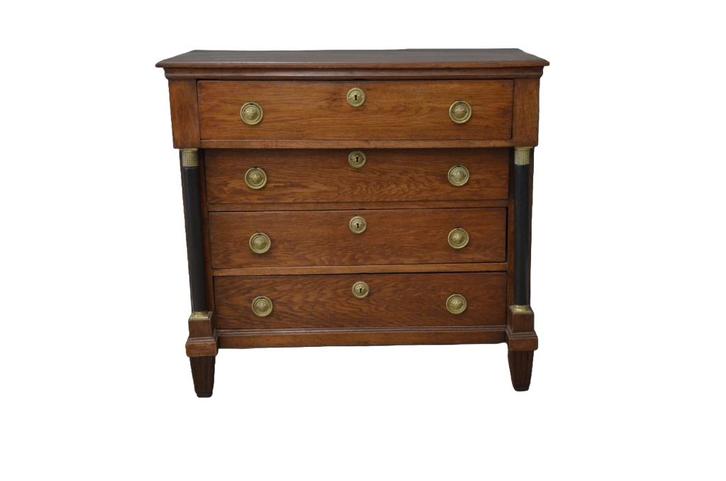 Antiek Hollandse empire Commode/ladekast, Antiek en Kunst, Antiek | Overige Antiek, Ophalen of Verzenden