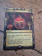 MTG Sign in Blood - Stained Glass Showcase - STA, Ophalen of Verzenden, Zo goed als nieuw, Losse kaart
