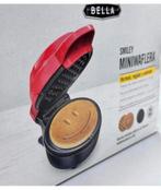 Bella Mini Smiley Waffle Maker waffels waffel-machine NIEUW, Uitneembare platen, Nieuw, Ophalen of Verzenden, H