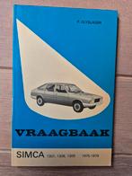 Vraagbaak Simca 1307, 1308, 1309 1975 - 1979, Ophalen of Verzenden