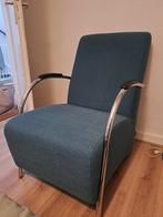 woood fauteuil, Huis en Inrichting, Fauteuils, Ophalen of Verzenden, Gebruikt, Stof, 50 tot 75 cm
