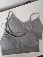 Primark 2 soft bh's, XS 34-36,  grijs. NIEUW, Primark, Ophalen of Verzenden, Grijs, BH