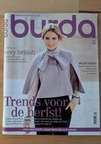 Burda nr 8 augustus 2009 spijkerbroeken, mantel, Brits, Ophalen of Verzenden, Zo goed als nieuw, Vrouw, Burda