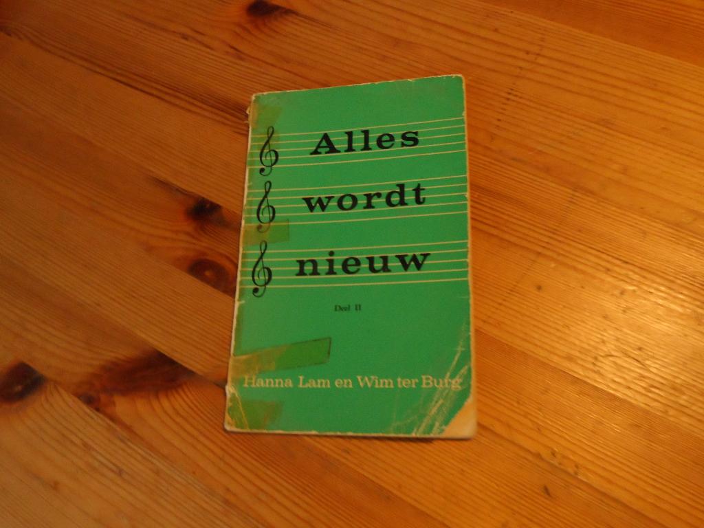 Alles wordt nieuw deel 2 - hanna lam / wim ter burg, Gebruikt, Zang, Ophalen of Verzenden, Religie en Gospel