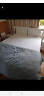 Mooie witte bed te koop, Tweepersoons, Ophalen of Verzenden, Zo goed als nieuw, 200 cm