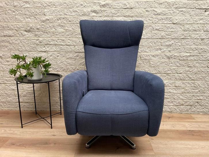 Prominent Sorisso relax fauteuil handmatig verstelbaar L, Huis en Inrichting, Fauteuils, Zo goed als nieuw, Leer, Stof, 50 tot 75 cm