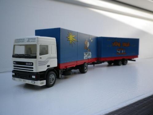 Herpa DAF 95 volume combinatie Soll, Hobby en Vrije tijd, Modelauto's | 1:87, Gebruikt, Bus of Vrachtwagen, Herpa, Ophalen of Verzenden