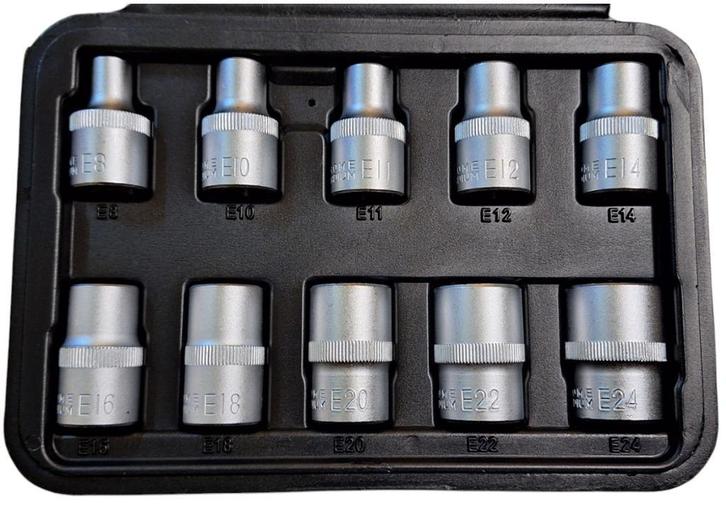 Dopset Torx E socket 10dlg – Nieuw, Auto diversen, Autogereedschap, Nieuw, Ophalen of Verzenden