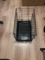 Zwarte bench 47x30x37cm, Dieren en Toebehoren, Hondenbenches, Ophalen of Verzenden, Zo goed als nieuw