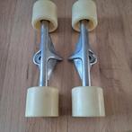 No Fear longboard trucks+wielen, Ophalen of Verzenden, Zo goed als nieuw, Skateboard, Longboard