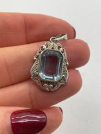 A903 Prachtige zilverens art deco hanger, Ophalen of Verzenden, Zilver, Hanger