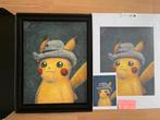 Pikachu canvas x Van Gogh museum + prints, Hobby en Vrije tijd, Nieuw, Ophalen