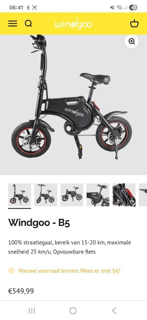 Elektrisch step, Fietsen en Brommers, Steps, Nieuw, Elektrische step (E-scooter), Ophalen of Verzenden