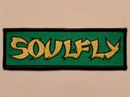 Soulfly 1999 vintage metal hardrock logo patch embleem, Ophalen of Verzenden, Gebruikt, Kleding
