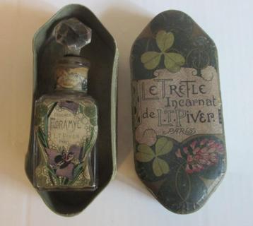 art nouveau Piver parfum verpakking Le trefle incarnat beschikbaar voor biedingen